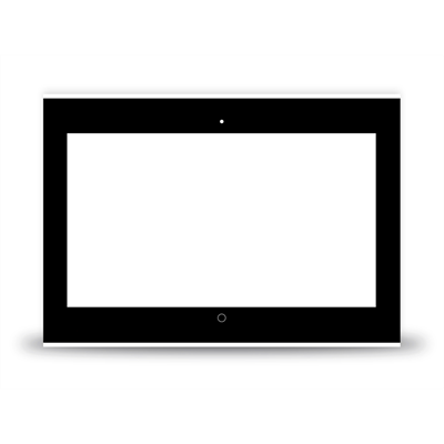 Vitre frontale Controlmini noire Vitre frontale Controlmini noire