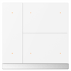WALTZ Bouton-poussoir 6 touches blanc