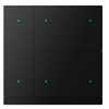 WALTZ Bouton-poussoir 6 touches noir