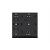 Waltz Bouton-poussoir Secure, 4 touches Noir