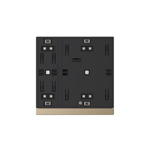 Waltz Bouton-poussoir Secure, 4 touches Or