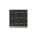 WALTZ Bouton-poussoir Secure, 8 touches metal, Or
