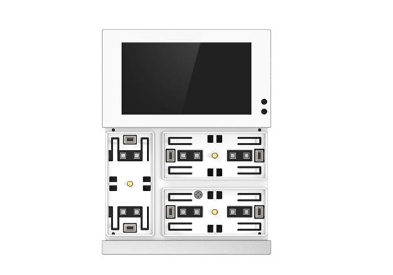 WALTZ Touch+Pad Alu Secure, blanc