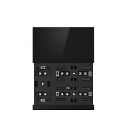 WALTZ Touch+Pad Alu Secure, noir / Gris