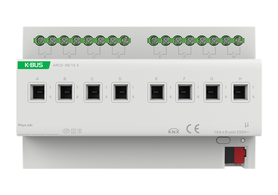 Attuatore commutazione Secure, 8 canali 16A/C-Last