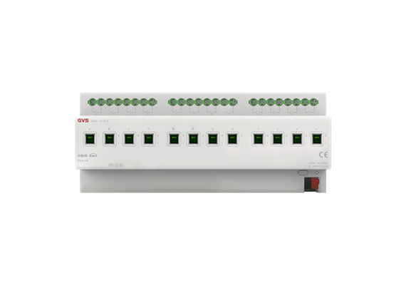 Attuatore di commutazione a 12 posizioni 16A/C-Last KNX Secure