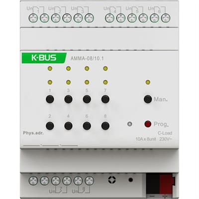 Attuatore multifunzione a 8 canali 10A