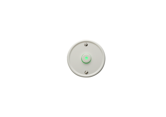 BCU con pannello frontale bianco 1 pulsante