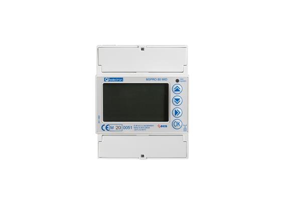 Contatore energiatrifase 80A MID