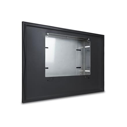 Control 16 Set per montaggio a filo superficie Nero