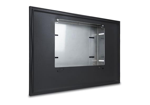 Control 16 Set per montaggio a filo superficie Nero
