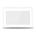 Control 16 Vetro frontale bianco senza logo PEAKnx