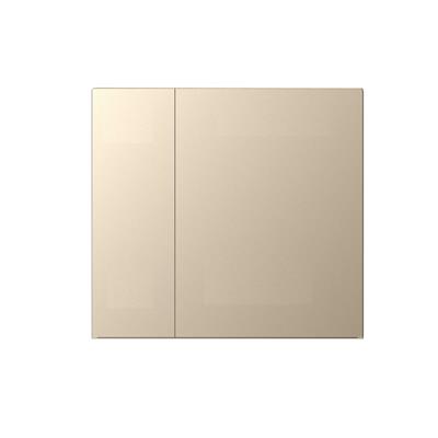 Coperchio Waltz, 2 canali,, Metallo, non incisa, Bianco Coperchio Waltz, 2 canali,, Metallo, non incisa, Bianco