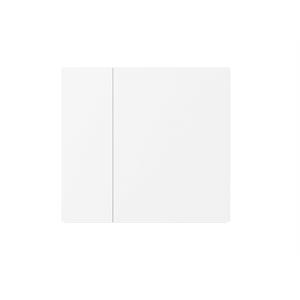 Coperchio Waltz, 4 canali, Metallo, non incisa, Bianco