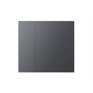 Coperchio Waltz, 4 canali, Metallo, non incisa, grigio
