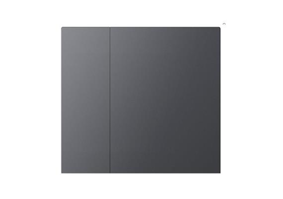 Coperchio Waltz, 4 canali, Metallo, non incisa, grigio