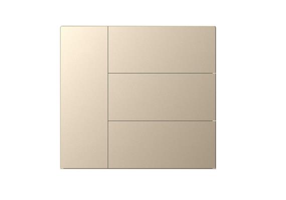Coperchio Waltz, 8 canali, Metallo, non inciso, Oro