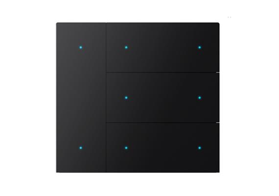 Coperchio Waltz, 8 canali, Metallo, Punto, Nero