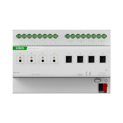 Dimmer 1-10V a 4 canali