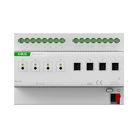 Dimmer 1-10V a 4 canali