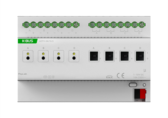 Dimmer 1-10V a 4 canali