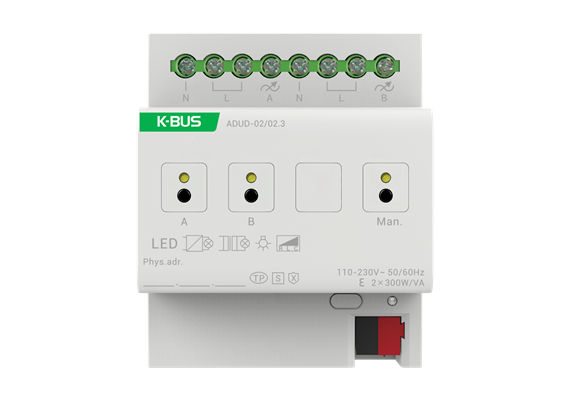 Dimmer LEDa 2 canali KNX Secure