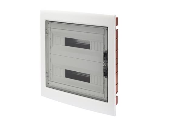 Distributore a incasso, completo, porta fumé, 2x18TE