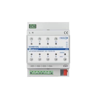 KNX DALI Gateway tunable white - 4 Canale
