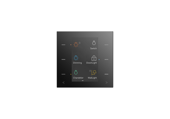 KNX Secure sensore per vetro GS3 Pro, Nero