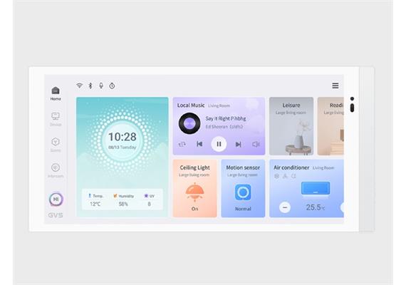 KNX Smart Touch Panel S7, Bianco