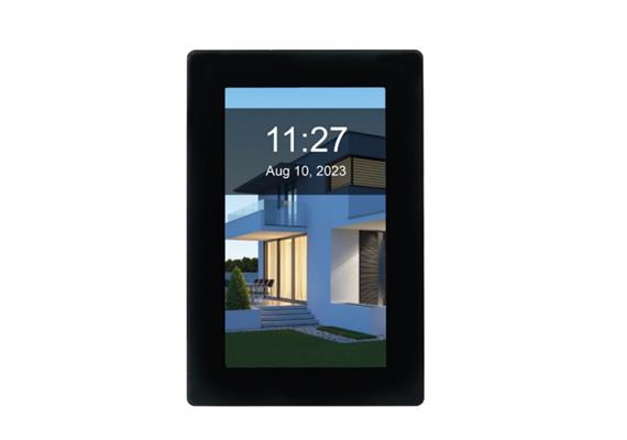 KNX Touchpanel 4.3", nero