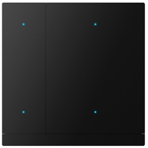 KNX WALTZ Pulsante, 4 canali alu blanco