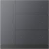 KNX WALTZ Pulsante, 8 canali alu grigio