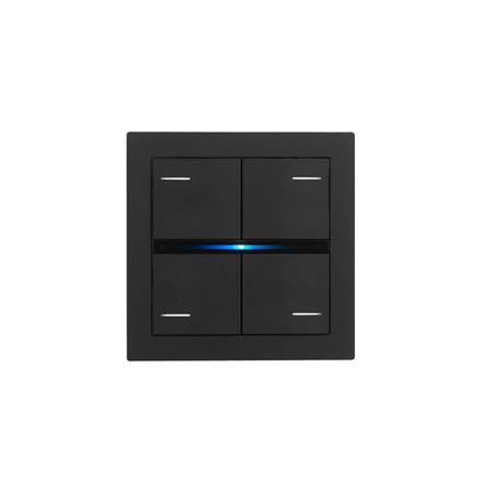OL-U 4 Pulsanti, 8 Canali RGB, Nero