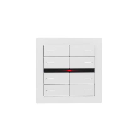 OL-U 8 pulsanti, 16 canali RGB, Bianco