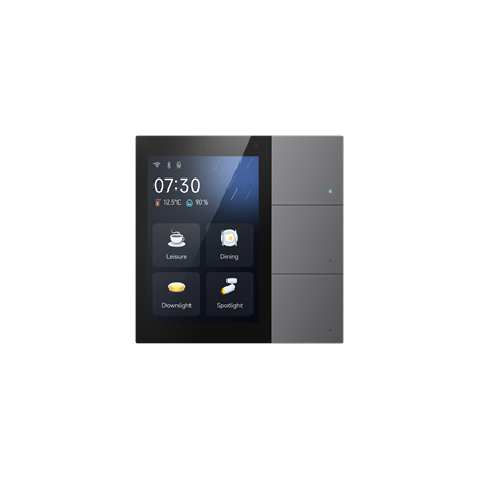 Pannello tattile intelligente KNX S3 Grigio, Secure