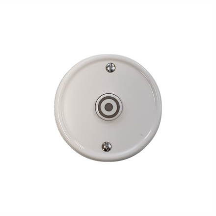 Piastra frontale Maru 1 tasto, bianco