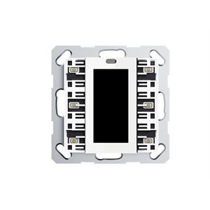 Pulsante con display LCD, 2/6 pulsante+quadro bian.