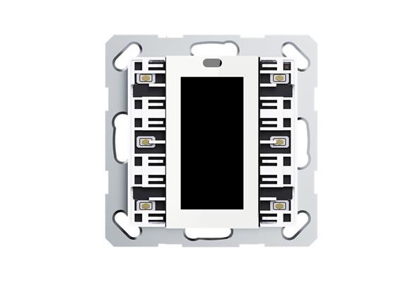Pulsante con display LCD 2/6 pulsante+quadro bian.