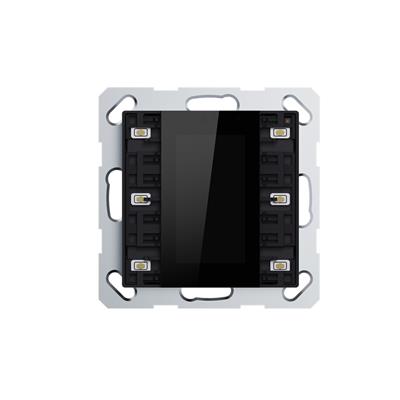 Pulsante con display LCD per 2/6 pulsanti nero
