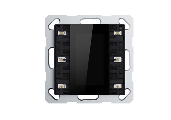 Pulsante con display LCD per 2/6 pulsanti nero