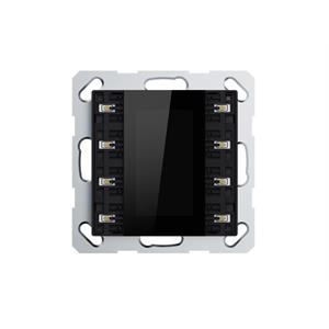 Pulsante con display LCD per 2/6 pulsanti Nero