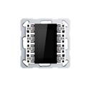 Pulsante con display LCD per 4/8 pulsanti bianco