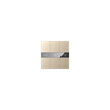 Sensore a pulsante KNX Secure serie S con display, vetro a specchio a 6 vie, oro