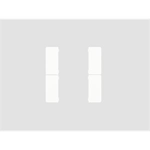 Set di 4 coperchi, bianco opaco per CHPBD-06/55x