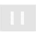 Set di 6 coperchi, bianco opaco per CHPBD-06/55x