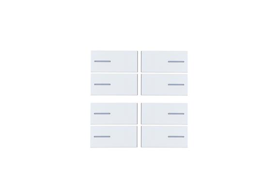 Set di 8 coperchi OL-U, Fenix Blanco 0032