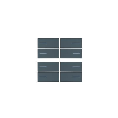 Set di 8 coperchi OL-U, Fenix Grigio