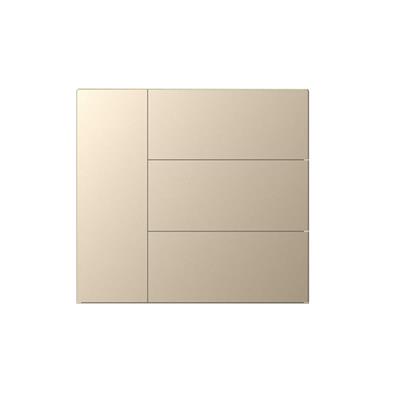 Set di 8 coperchi Waltz, Metallo, non inciso, Oro