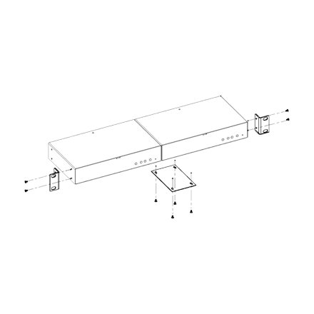 Set di montaggio SC311m/SC040m per armadio da 19"
